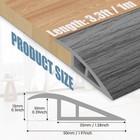 Floor Transition Strip Door Threshold 39  Floor Transition Reducer Trim On Th   
