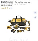 Dewalt Dck628d2 20v Max Lithium-ion Brushless Cordless 6-tool Combo Kit