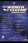 Check List - Women Of Legend  2013  Cryptozoic  Dc Card  61