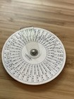 Vintage Concise Circular Slide Rule Japan