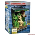 5 Gallon Glass Aquarium Kit  Led Lighting  Hidden Filtration