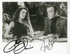 Claudia Christian   Jerry Doyle Babylon 5 Hand Signed 8x10 Photo Autograph
