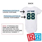 Personalized Seattle Seahawks Gerber Baby Onesie   Cotton Custom Bodysuit