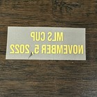 2022 Lafc Mls Cup Final Mdt Match Detail Print Patch Badge Game