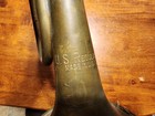 Ww1 Us Army Military Brass Bugle - Stamped Us Regulation Made In Usa