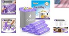 160 Count Purple 4 Gallon Trash Bags - Strong   Versatile Garbage Liners