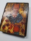 Old Retablo Christian Painting Saint Peter Original Vintage Art Oil Painting
