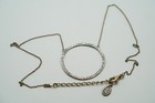 Vintage Silpada Sterling Silver Hammered Pendant Necklace 18  Jb25