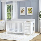 Convertible Crib Changer Combo 4-in-1 White M5582w Davinci Kalani