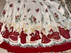 Adorable Vintage Christmas Half Apron  Mid Century Angels Bells