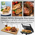 Sandwich Maker Electric Panini Press Indoor Grill 1000w Nonstick Toaster