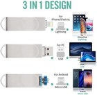Usb 3 0 Flash Drive Memory Stick Otg For Iphone Ipad 16 32 64 128 256 512gb 1 2t