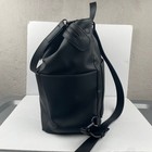 Mina Baie Kinney Backpack Diaper Bag Black Vegan Leather Travel Work Full Size