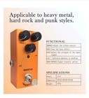 Crunch Distortion Mini Electric Guitar Effects Processor Pedal