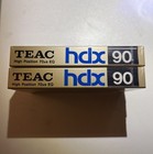 2 Teac Hdx 90 Type Ii Blank Cassette Sealed Cro2 Japan