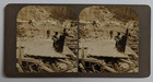 Ca  1900 Disaster Aftermath  Miracle Lone Standing Piano Or Organ Among Rubble