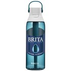 Brita 26 Ounce Hard Sided Sea Glass Color Water Bottle W built In Filter Premium