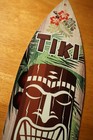 Tiki Bar Idol Welcome Sign Tropical Drink Rustic Beach Bar Surfboard Home Decor