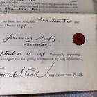 Antique New Hampshire Land Deed Jeremiah Mary Murphy Genealogy Merrimack County
