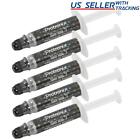  5-pack  Silver Thermal Grease Cpu Heatsink Compound Paste Syringe 5x