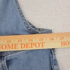 Calvin Klein Jeans Denim Short Overalls Girls Xl 16 Blue Cotton Poly Blend