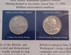 New Jersey 1999 Statehood Quarters P d Postal Commemorative Society Sheet
