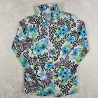 Ibkul Long Sleeve 1 4 Zip Pullover Women s Xs Floral Golf Active Nylon Lot Of 2