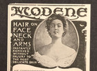 1904 Quack Medicine Hair Removal Advertisement Modene Woman Antique Print Ad