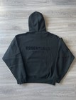 Fear Of God Essentials Hoodie Stretch Limo Black Size Small