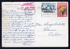 Malaysia 1966 Airmail Postcard To Canada  Raffles Hotel In Singapore Street View