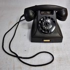 Ericsson Rijen Black Bakelite Telephone Vintage Mid-century 
