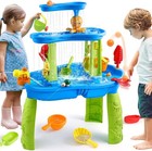 Kids Water Table Rain Showers Splash Pond summer Outdoor Activity Play Center
