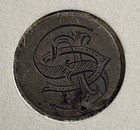 Silver Seated Liberty Dime Love Token Initials 10c United States