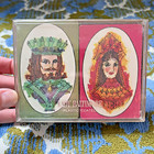 Vintage Lady Baltimore 60s King Queen Double Deck Playing Cards Usa