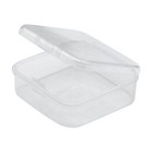 48x Small Plastic Storage Boxes Container Square Box Coins Screws Jewelry Crafts
