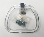 Taymor 01-303 Lucite Towel Ring   Polished Chrome Hanger