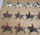 Vintage Britain s Soldiers On Horses - Lot Of 17 Various Lead Soldiers