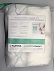 Muslin Baby Fitted Crib Sheet 2-pack Organic Cotton White   Dreamweaver Newton