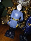 Civil War Cast Iron Robert E Lee And Ulysses Grant Figurines Book Ends