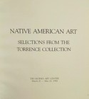 Native American Art-selections From The Torrence Collection  gaylord -scarce-1st