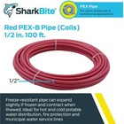 Sharkbite 1 2in X 100  Red Polyethylene Pex Coil Tubing