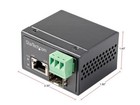 Startech com Imc1gsfp30w Poe  Industrial Fiber To Ethernet Media Converter 30w -