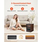 Uimoso 1500w Electric Infrared Space Heater With Led Display And Timer Settings