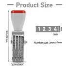 4 Digit Number Stamp  Adjustable Price Stamp Multi- Functional Creative Price   