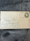 1898 Spanish American War Manila Soldier Letter Lena Root Pressed Leaves Cover