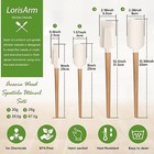 Wooden Handle Spatula Set  12    9  Rubber Spatula Silicone Spatulas For 