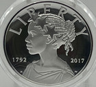 2017-p American Liberty 1oz Silver Medal Pcgs Pr70dcam First Strike Coin Medal
