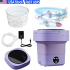 Portable Mini Washing Machine Washer Foldable Washer And Spin Dryer Small Travel