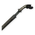 Indonesian Golang Silver Sword With Damascus Blade Engraved