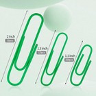 Paper Clips Assorted Sizes  Cute 350pcs  Red green blue pink white yellow
